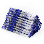 0,55 mm must geel pastapliiats, eriti peen pastapliiats kontoritarvete koolitarvete jaoks 10-40 tk 20pcs sinine