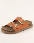 Kahe pandlaga sussid Charmia 1195 36 oranž nahk 37 oranž