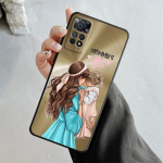 Metallist tekstuurimuster Super Mom Fashion Girl jaoks Xiaomi Redmi Note 11t 11s 11 10 8 Pro 9 9s 9t jaoks Mi 10 8 9a 9c 12c K60 Shell For Redmi Note 10Pro