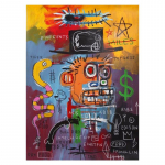 Abstraktne t&auml;navagrafiti kunst l&otilde;uendimaal Pop-portree kunsti plakatid ja prinditud seinapildid elutoa kodukaunistamiseks 20x30cm