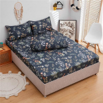 3 TK leht koos 2 TK padjap&uuml;&uuml;riga voodimadratsi kattega, tr&uuml;kkimine voodi, puuvillane hingav lina voodipesu 180 X 200cm 3PCS