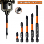 1/4-tollised kuuskantkruvikeeraja otsikud 50 mm 65 mm legeerterasest