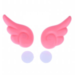 Kiivri kaunistus Angel Wing Decoration Universaalsed kiivrite kaunistused valge