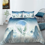 3D &uuml;kssarviku voodipesukomplekt multifilmi loomamustriline tekikattega padjap&uuml;&uuml;r, 2 v&otilde;i 3 t&uuml;kki kodukaunistus t&uuml;drukutele ja naiste tubadele Baby 100x135cm