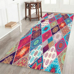 Mandala Style Sari Vaibad elutuppa Magamistoa Dekoratiivvaibad, Uksematid K&ouml;&ouml;k Vannituba Libisemiskindlad p&otilde;randamatid Ala Vaibad Kingitused 40x60cm