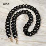 Uued telefonitarvikud eemaldatavad osad akr&uuml;&uuml;l matt must valge kett Crossbody ripats mobiiltelefoni rihm telefoni &uuml;mbris ketid &otilde;lakett 120CM must