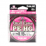 Sunline PE Line Small Game High Grade 150m PE 0,15 2,5 lb (2742) roosa