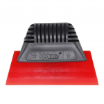 KTM imporditud veiseliha pehme silikoonist aknakaabits s&uuml;sinikkiust vin&uuml;&uuml;lkile veepuhasti autopesu puhastus kummist kaabitsa kleebise eemaldamise t&ouml;&ouml;riist 13 x 8.5cm/5.07 x 3.32inc must/punane