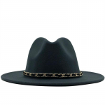 Naised Mehed Laia &auml;&auml;rega Villane Vilt Jazz Fedora M&uuml;tsid Panama Stiilis Kauboi Trilby Peo pidulik Kleit M&uuml;ts Suur suurus Kollane valge 56-58CM