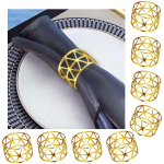 Salvr&auml;tikus&otilde;rmus kuldne metallist salvr&auml;tikus&otilde;rmus salvr&auml;tik pandlaleht pulmapidu aastap&auml;ev j&otilde;ululauakaunistus 1/8 tk 1pcs kuld