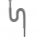 Valamu &auml;ravooluvoolik Vannituba 80cm kraanikauss Sifoon J&auml;&auml;tmete &auml;ravoolu painduv toru voolik Uus