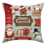 45x45cm J&otilde;uluruudu padjap&uuml;&uuml;r multifilm J&otilde;uluvana P&otilde;hjap&otilde;der Gnome Digitr&uuml;ki t&otilde;mblukk korduvkasutatav diivan magamistuba B