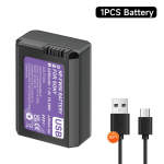 PALO NP-FW50 NP FW50 aku 2250 mAh C-t&uuml;&uuml;pi laadimissisendiga Sony Alpha a6500 a6300 a6000 a5000 a3000 NEX-3 A7 A7M2 A7R 7SM2 7M2 jaoks 1 PCS