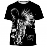 Anime Death Note 3D tr&uuml;kitud T-s&auml;rk Mehed Naiste Mood vabaaja Harajuku stiilis T-s&auml;rgid T&auml;navar&otilde;ivad Hip Hopi riided T-s&auml;rk XXXXXXL