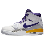 Air Jordan Legacy 312 Lakers Meeste Tennised Valge Field-Lilla-Kollane AV3922-157 40.5 gray
