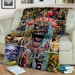 HD I-Iron Maiden Heavy Metal Band 3D tekk, pehme tekk koju Magamistoa voodi diivan Pikniku reisikontori kattetekk lapsele 75x100cm 30x40inch
