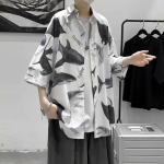 Korea Style Croptop Suvine Unisex Vintage Hawaii S&auml;rk Paar Loseen Oversized S&auml;rk Ranna Naiste Top Pluusid S&auml;rgid Kardigan Topid L must