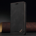 P&ouml;&ouml;ratav nahk&uuml;mbris Sony Xperia jaoks 10 V 1 V 10 IV 5 IV 1 IV 10 III 5 III 1 III ACE II Rahakoti kaardipesa Alus Telefoni kate Vargusevastane harjakott Xperia 10 II must