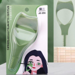 3-&uuml;hes meigiripsmetu&scaron;&scaron; Shield pintsel, aplikaator kammi juhtkaart meigiabi ToZ1 2pcs roosa