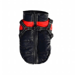 Lemmiklooma koera jope rakmetega Veekindel puuvillane koeramantel v&auml;ikestele keskmistele koertele Soe paks tuulekindel koerariided Prantsuse buldogi chihuahua kost&uuml;&uuml;m S valge