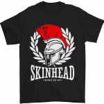 Skinhead Roman Trojan Helmet Punk Music Unisex T-s&auml;rk S