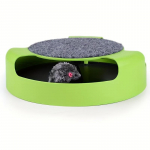 Interaktiivne kassi plaadim&auml;ngija pusle-l&otilde;bustusplaadi, top Cat kriimustusplaadi ja l&otilde;busa hiirega, kassibeebi m&auml;nguasi S roheline