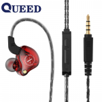 X2 Sports -t&uuml;&uuml;pi k&otilde;rvat&uuml;&uuml;pi k&otilde;rvaklapid Heavy Subwoofer Juhtmega k&otilde;rvaklapid microphone punane