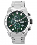 Festina Sports Kronograaf Roostevabast terasest Roheline sihver Kvarts F20463-3 F204633 100M Meeste k&auml;ekell roheline