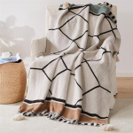 Boho tekk Diivanitekk Kootud Jacquard tekk &Otilde;ues matkatekk Navaljo tekk p&auml;evatekk 127x152cm