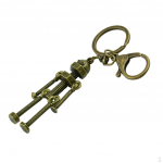 Novelty Steampunk Lobster Screw Robot Pendant Key Ring Clips Keychain for home Organization