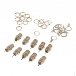 1 Komplekt televisiooni jaoks m&otilde;eldud RF-pistikute, mutri- ja tihendite komplektid