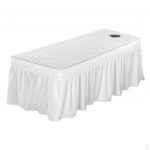 Sobib 190x80 cm statsionaarsetele ja kaasaskantavatele laudadele - professionaalne massaažilaud seelik Beauty voodikate
