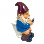 Dekoratiivne aiakuju Realistlik vaigup&auml;kapiku kuju troonil koduks sinine