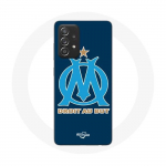 Coque pour Samsung Galaxy A52 Olympique de marseille OM logo bleu