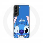 &Uuml;mbris Samsung Galaxy S22 Stitch armas sinine taust