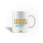 Mug en C&eacute;ramique League of Legends Wild Rift Logo Bleu Jaune