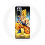 Coque pour Xiaomi Redmi Note 10 Pro Son goku dragon ball corps enerv&eacute;