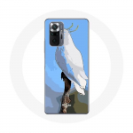 Coque pour Xiaomi Redmi Note 10 Pro Cacato&egrave;s Perroquets blanc Oiseaux