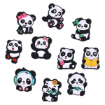 10 tk armsad Panda seeria PVC-st kingakaunistused 10pcs