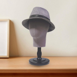 Mannekeenipeakatted Hoiurest Kaasaskantav vitriin Juuksem&uuml;tsid Puidust aluse stiiliga juuksekatted black base