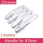 Toyota Yaris XP130 MK3 Vitz 2012~ autole ABS s&uuml;sinikkiust kroom 4 ukse k&auml;epidemetega kaane kaunistuste kleebised 2013 2014 2015 2016 Handle 1 KeyholefID