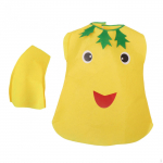 Lastele naljakas k&ouml;&ouml;giviljakost&uuml;&uuml;m, Cosplay poistele ja t&uuml;drukutele, kaasaskantav, armas m&uuml;tsiga riietus rekvisiitide jaoks, laps Gourd