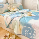 Suvine jahutav &otilde;huke tekk Hot Sleperi jaoks Kerge nahas&otilde;bralik lohutus Queen King-size &uuml;heinimesevoodiga tekk voodikate 150x200cm-1pc quilt
