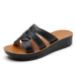 35-43 suured suvised naiste libisemis- ja kulumiskindlad moodsad paksu talla sandaalid naiste sussid ema kingad 35 must