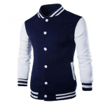 Uus meeste pesapallijope Moedisain Slim Fit College Varsity jakk Meeste br&auml;nd Stiilne Veste XXXL