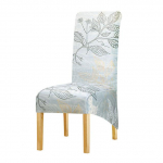 Prinditud suures suuruses veniv tooli kate Pika seljaga katted S&ouml;&ouml;gikoha istmekatted Kodus Restoran Hotellipidu Pulmabankett 1 Piece