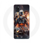 Coque Maniacase pour Samsung Galaxy A21s Max Verstappen F1 art wallpaper