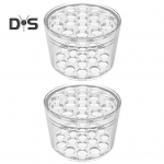 2 tk spiraalne ikebana varrehoidja DIY kimp keerdvaas lilleseade v&otilde;rk Mitme auguga taimede fikseerimise alus lilleseade t&ouml;&ouml;riist S puhas