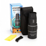 Suure v&otilde;imsusega HD monokulaarne teleskoop 40x60 snaiperbinoklid turismiga Spyglass LLL &ouml;&ouml;n&auml;gemine telkimiseks jahiks lapse kingitus must