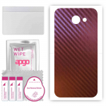 apgo skin sticker film foil vinyl for the BACK compatible with Samsung Galaxy A8 (2016), scratch-resistant, easy to install - Carbon Chameleon CAKA5